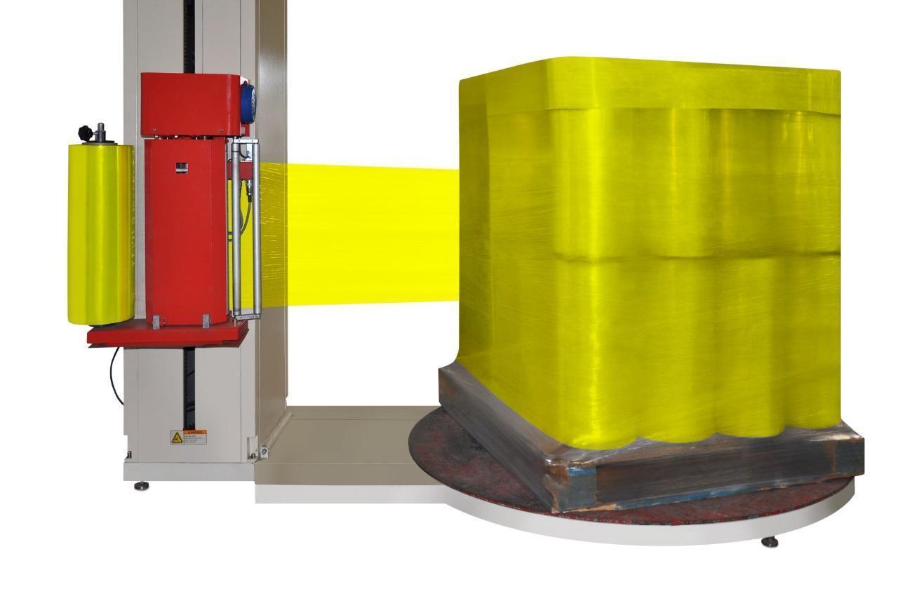 20" x 63ga 5000' Yellow Pallet Machine Wrap Plastic Stretch Shrink Film
