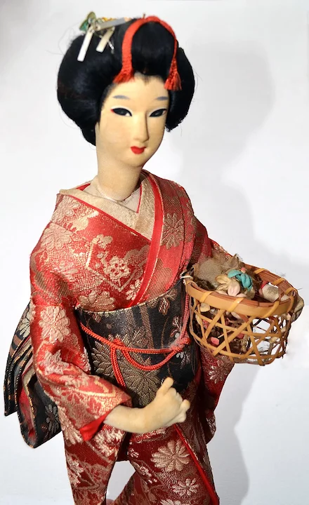 Mid-Century Japanese Geisha Doll 17” Nishi Co. Ltd. Made in Japan ...