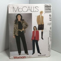 #4177 McCalls Womens suit sewing pattern size 18W-24W - $9.90