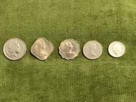 British Queen Elizabeth II set of 5 coins - $29.03