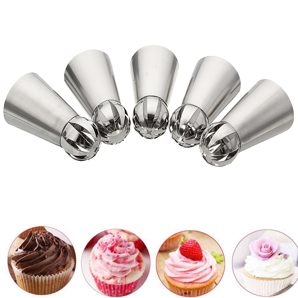 Icing Piping Nozzle cupcakes buttercream effect Icing Nozzles