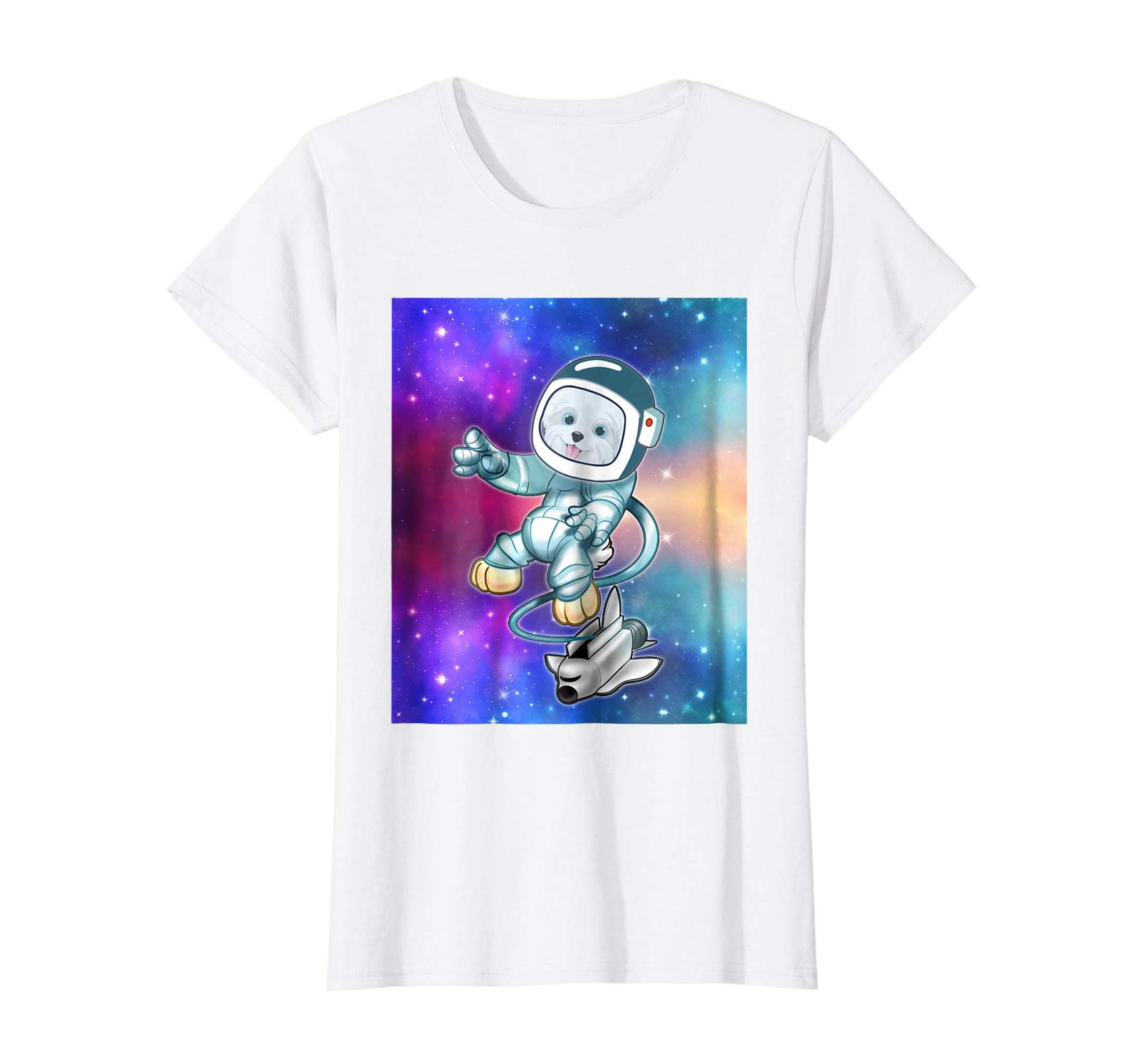 Dog Fashion - Astronaut Outer Space Galaxy UFO Travel T-Shirt Wowen