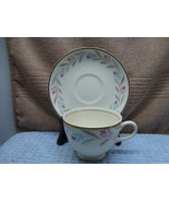 Homer Laughlin China eggshell nautilus porcelain tea cup and saucer circ... - $15.00
