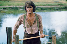 Michael Landon in Little House on the Prairie holding hammer 1975 Richest Man 24 - $23.99