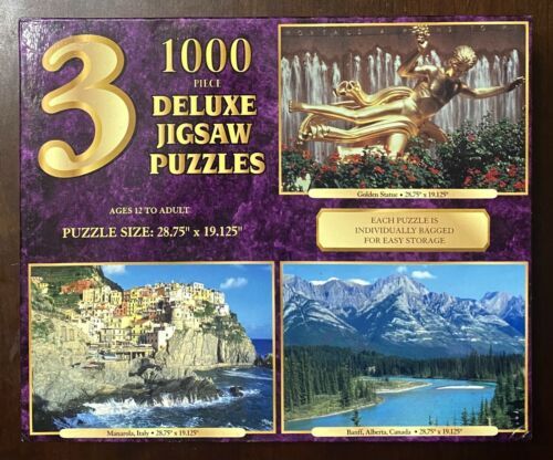 Sure-Lox 1500 Piece Jigsaw Puzzle Stamps  NEW Sealed 