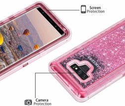 Samsung Galaxy Note 9 Case Luxury Floating Glitter Sparkle Bling Shockproof New - $22.27