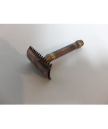 Antique Vintage 1900s Brass Collectible Gillette Safety Razor Shave Ready - $188.05