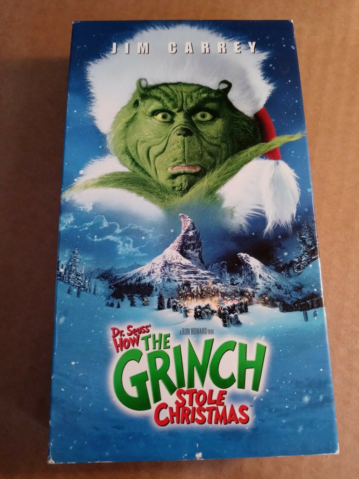 Jim Carrey How the Grinch Stole Christmas (VHS, 2001, Slipsleeve) - VHS ...