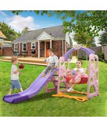 Toddler Mountaineering And Swing Set, Suitable For Indoor And Backyard Baskets  - £205.61 GBP