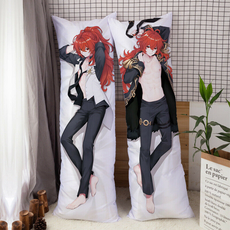 diluc body pillow