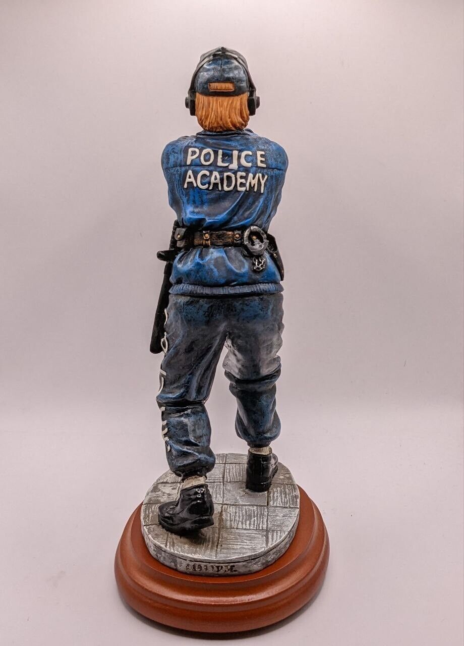 Vintage 1999 Blue Hats Of Bravery Combat Shoot Vanmark 8"T Resin