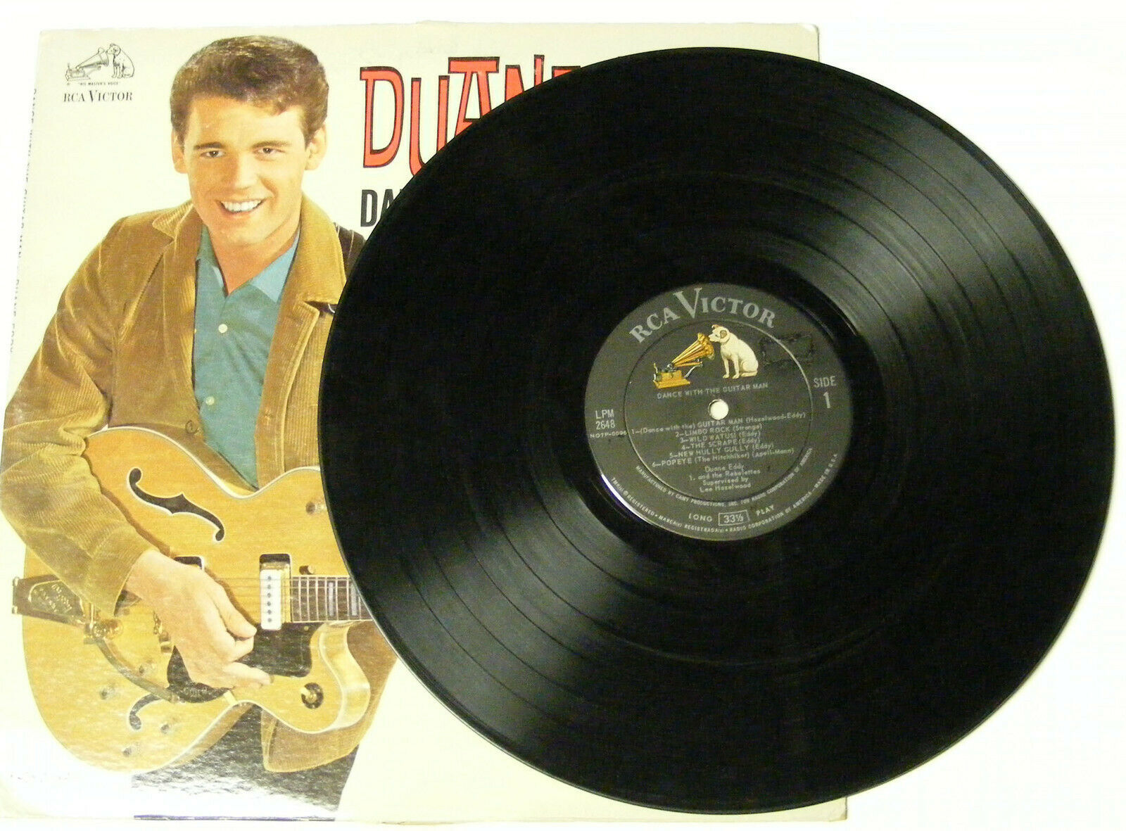 Duane Eddy DANCE WITH THE GUITAR MAN ~ 1962 RCA LPM/LSP-2648 - Vinyl ...