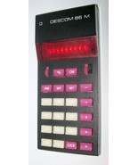 Riz Descom 86 M vintage LED calculator #6 WORKING - $63.00