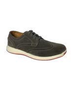Boys Florsheim Great Lakes Wingtip Oxford - Gray Suede, Size 4.5 US [166... - $66.49