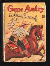 Gene Autry 1938-Dell-Gunsmoke-Fast Action Book-10 cent cover price-G+ - $142.83