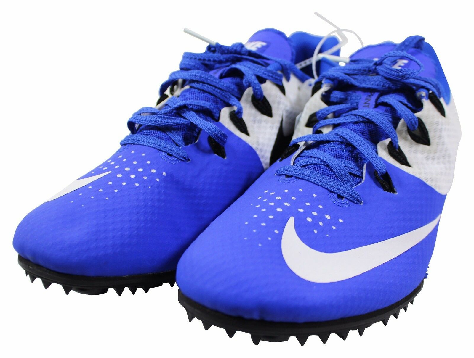 NEW NIKE ZOOM Rival S8 TRACK & FIELD CLEATS Mens 13 Blue White Race Shoes NWT !