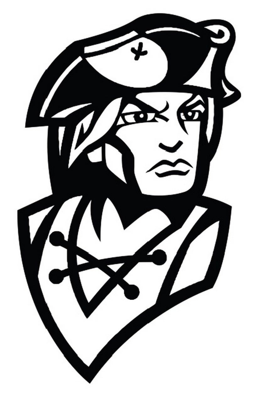 ncaa861 Colgate Raiders mascot logo Die Cut Vinyl Graphic Decal Sticker ...