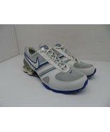 Nike Women&#39;s Shox Sport Athletic Casual Sneakers White/Blue Size 7M - $47.49