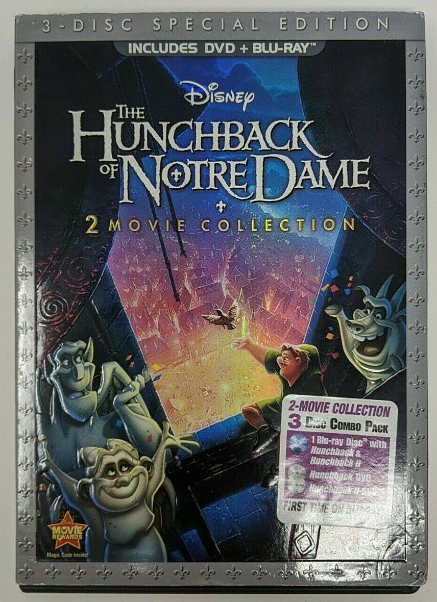 The Hunchback Of Notre Dame I & II (DVD+Blu-ray, 1996/2002, Walt Disney ...