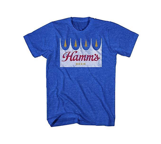 Official Licensed Hamms Hamm's Beer Bros Retro Weathered Logo T Shirt ...
