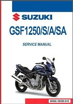 07-16 Suzuki GSF1250 GSF1250S GSF1250A GSF1250SA Bandit Service Repair Manual CD - $12.99