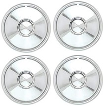 United Pacific 16" Chrome Plated Sombrero Hubcap Set with Bullet Center (4/Set) - $263.67