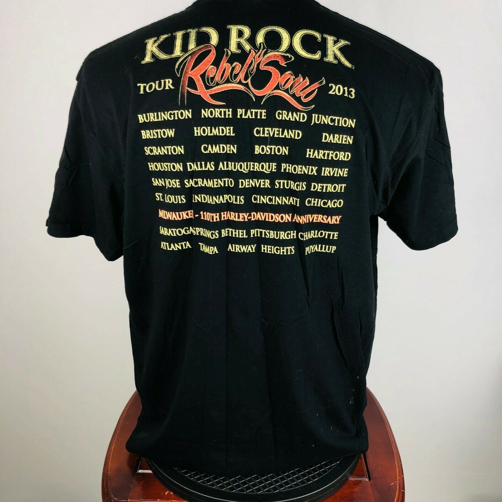 kid rock tour t shirts