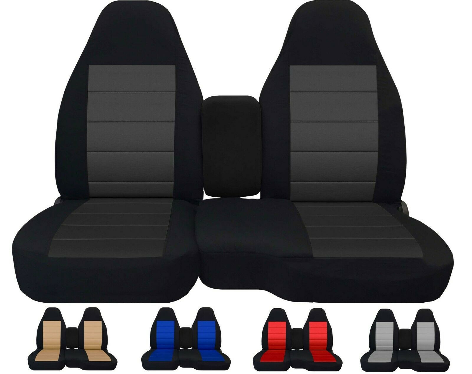 Front Truck Seat Covers Fits Mazda B3000 B4000 B2500 B2300 94-09 60/40 ...