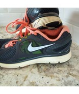 Nike Lunareclipse 2 + Running Shoes, #487974-008, Gray/Pink/Lime, Womens... - $19.64