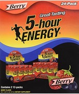 5-hour ENERGY Shot, Berry, 24 Count 1.93 oz Bottles - $54.99