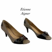 Etienne Aigner Peep Toe Pumps Size 5 1/2 - $29.69