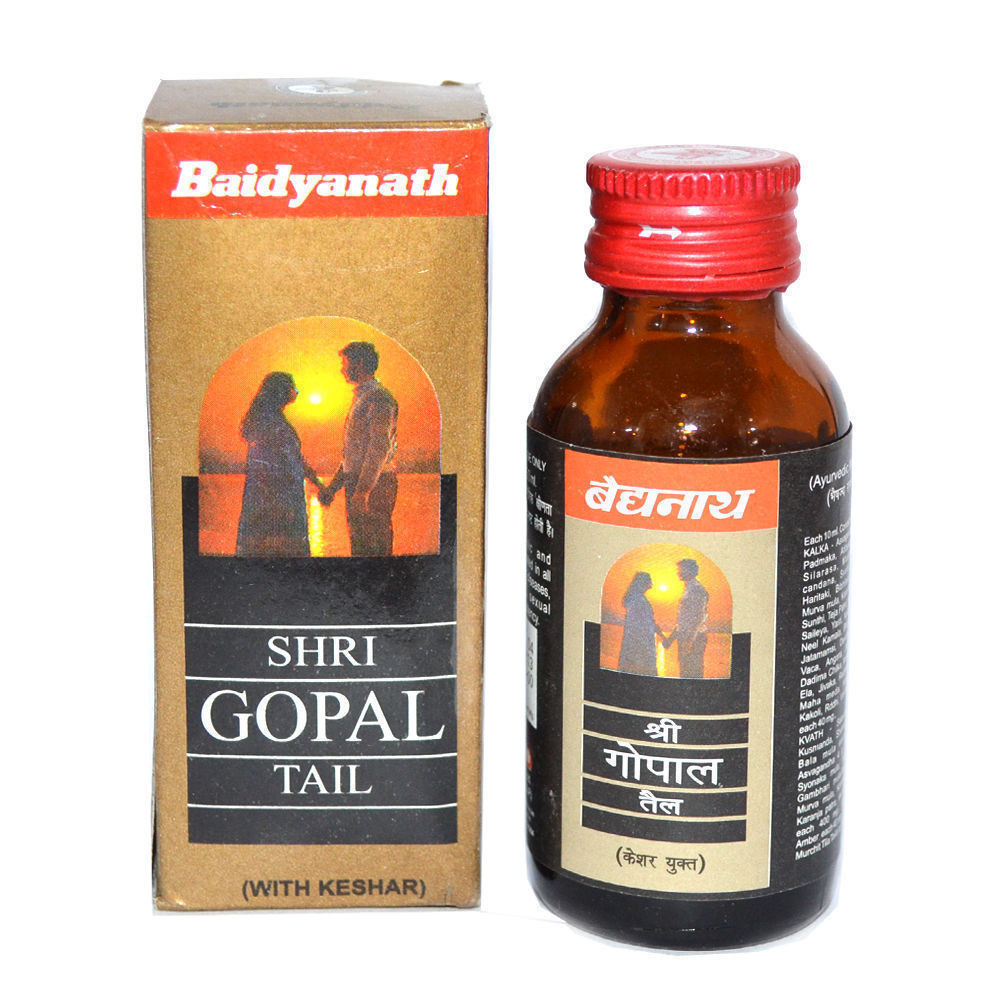 Baidyanath Herbal Shri Gopal Tel Oil (Buy 2 X 50 ml) - Other Natural