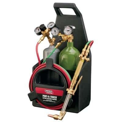 Primary image for Port-A-Torch Kit with Oxygen and Acetylene Tanks and 3/16 in. x 12 ft. Hose, 