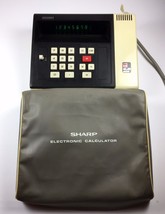 Sharp ELSI 803 Desktop Calculator w/Cover - Tested &amp; Working - Vintage - $29.69