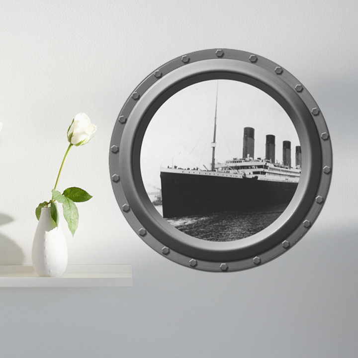 The Titanic Porthole Wall Decal Decals, Stickers & Vinyl Art