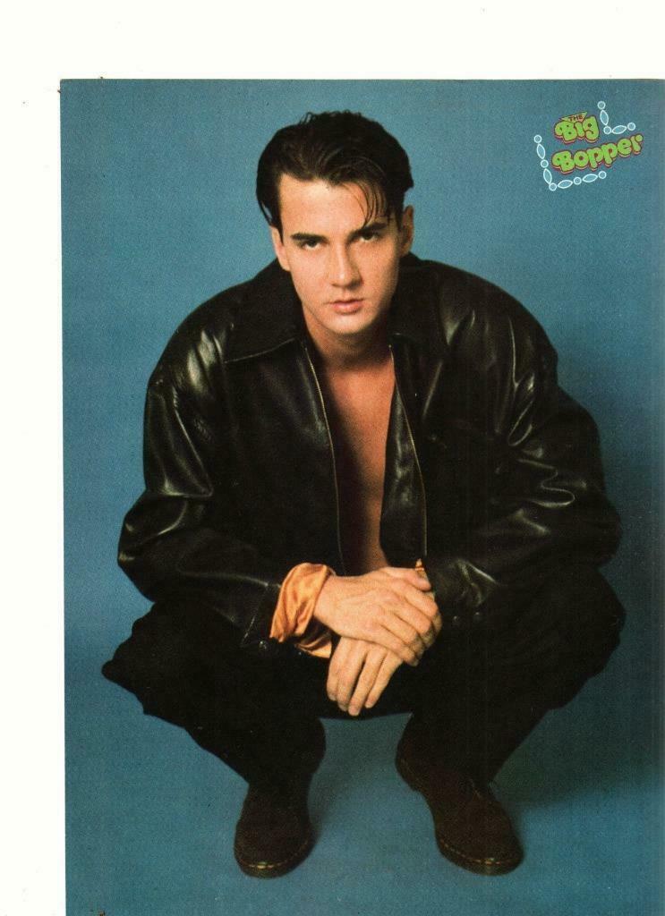 Tommy Page Corin Nemec teen magazine pinup clipping shirtless leather ...