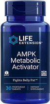 Ampk Metabolic Activator Burns Belly Fat 30 Veg Tablets Life Extension - $25.43