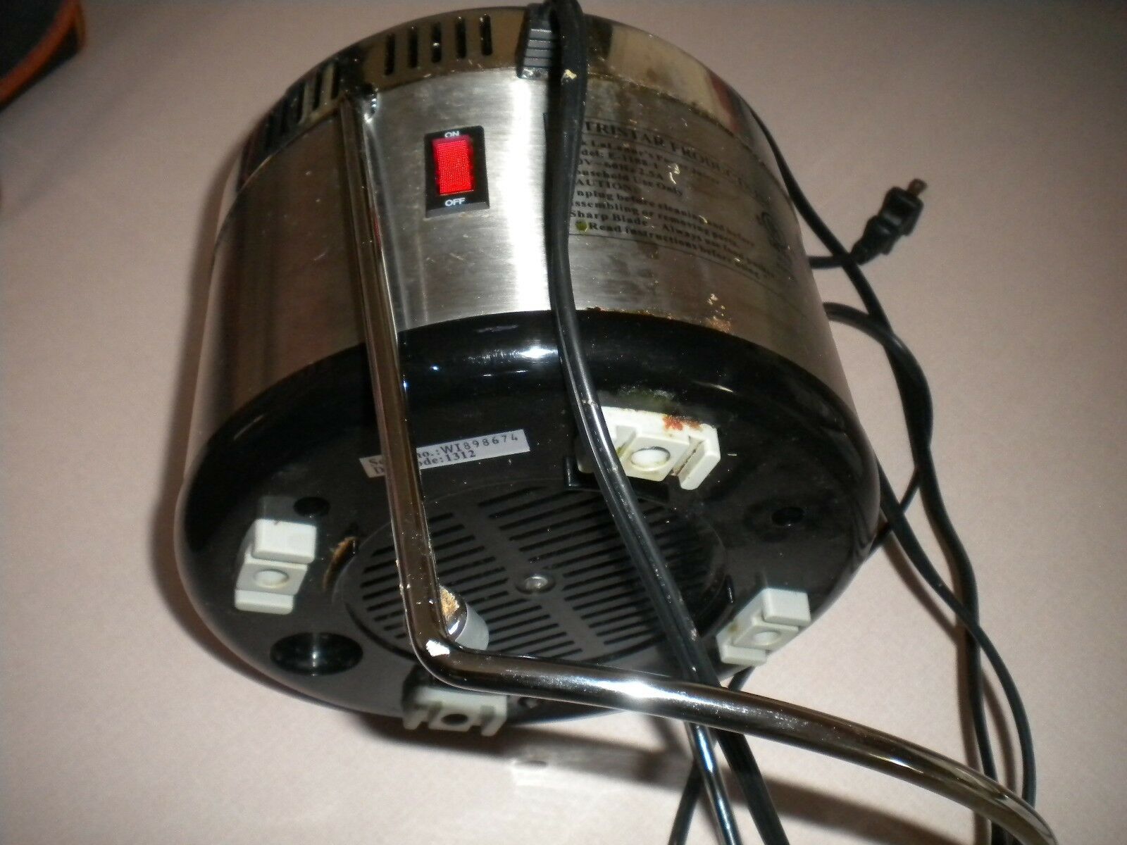 Jack Lalanne Power Juicer Replacement Main Component Steel Base Model E