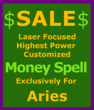Sale Wealth Spell Billionaire Customized Ritual For Aries Betweenallworldds - $129.50