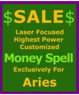Sale Wealth Spell Billionaire Customized Ritual For Aries Betweenallworldds - $129.50
