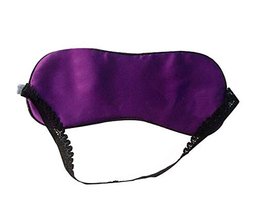 Double Layer Soft Silk Sleep Eye Mask Elastic Eyeshade Blindfold for Tra... - $24.74