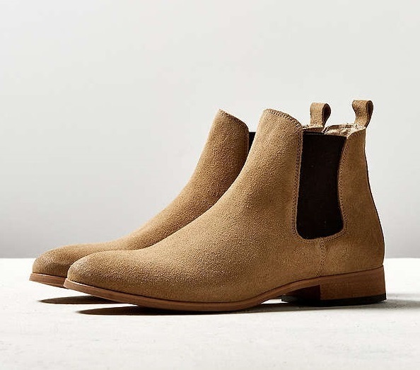 tan pointed chelsea boots