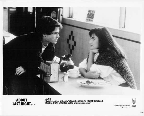 About Last Night 1986 Original 8x10 Photo Rob Lowe & Demi Moore In ...