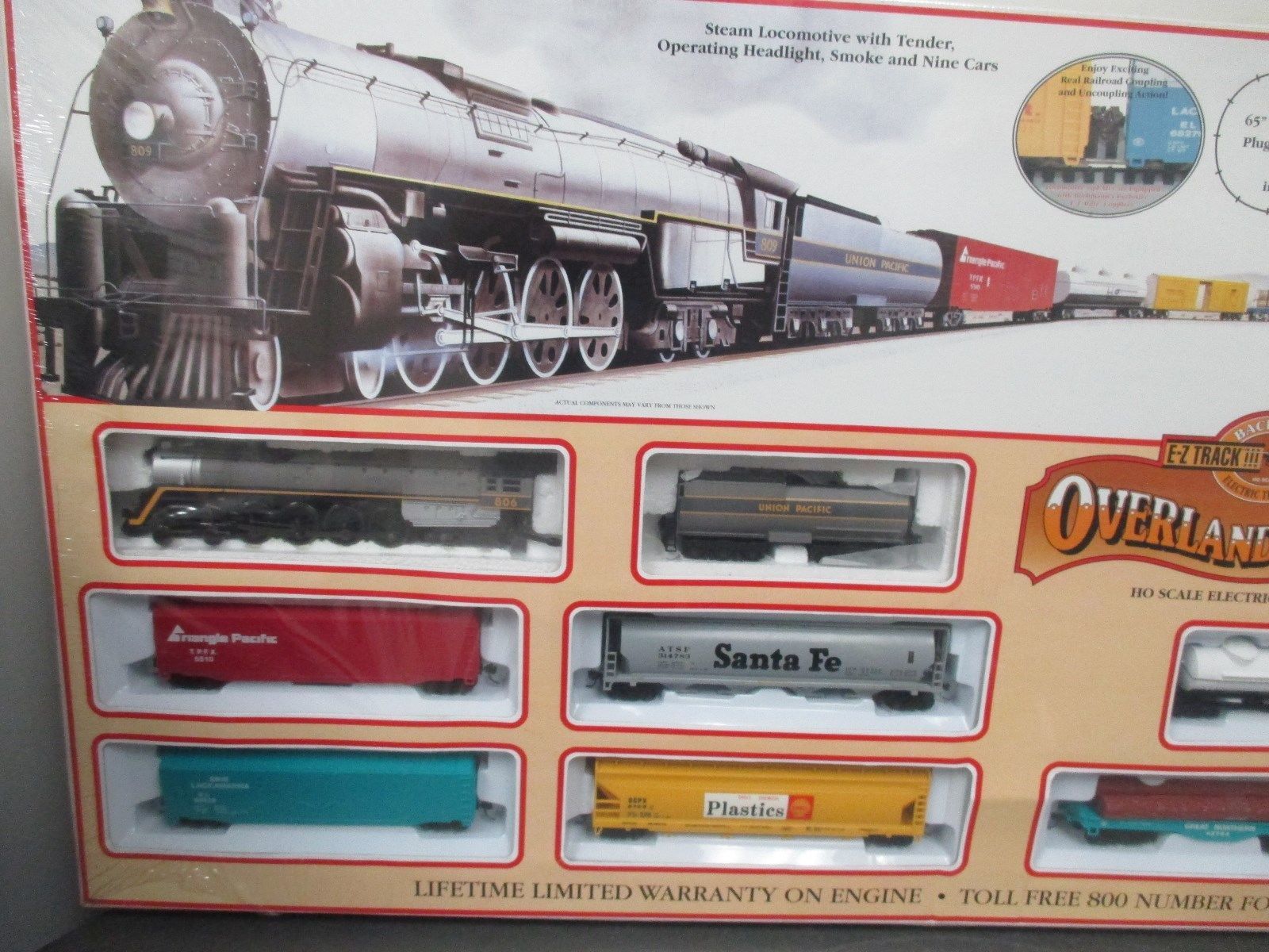 New Bachmann HO Scale Overland Limited Electric Train Set No. 00614