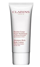 CLARINS Moisture Rich Body Lotion with Shea Butter Dry Skin 3.2oz 100ml NeW - $19.50