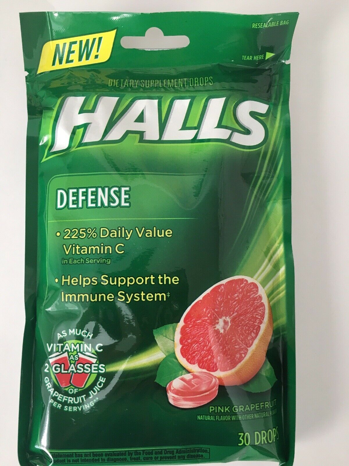 Halls Pink Grapefruit Vitamin C Cough Drops and similar items
