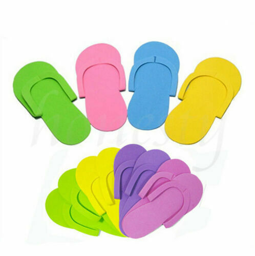 360 pairs Disposable foam pedicure spa flip flop slipper 6 assorted color