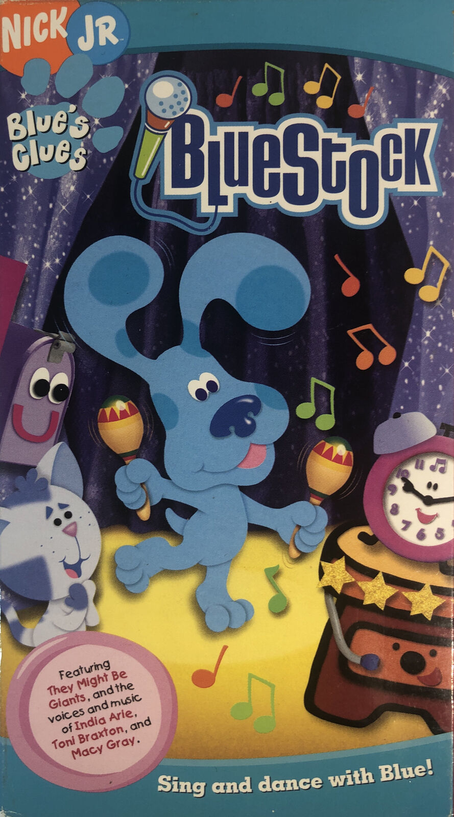 Blues Clues-Bluestock(VHS 2004)TESTED-RARE VINTAGE COLLECTIBLE-SHIPS N ...