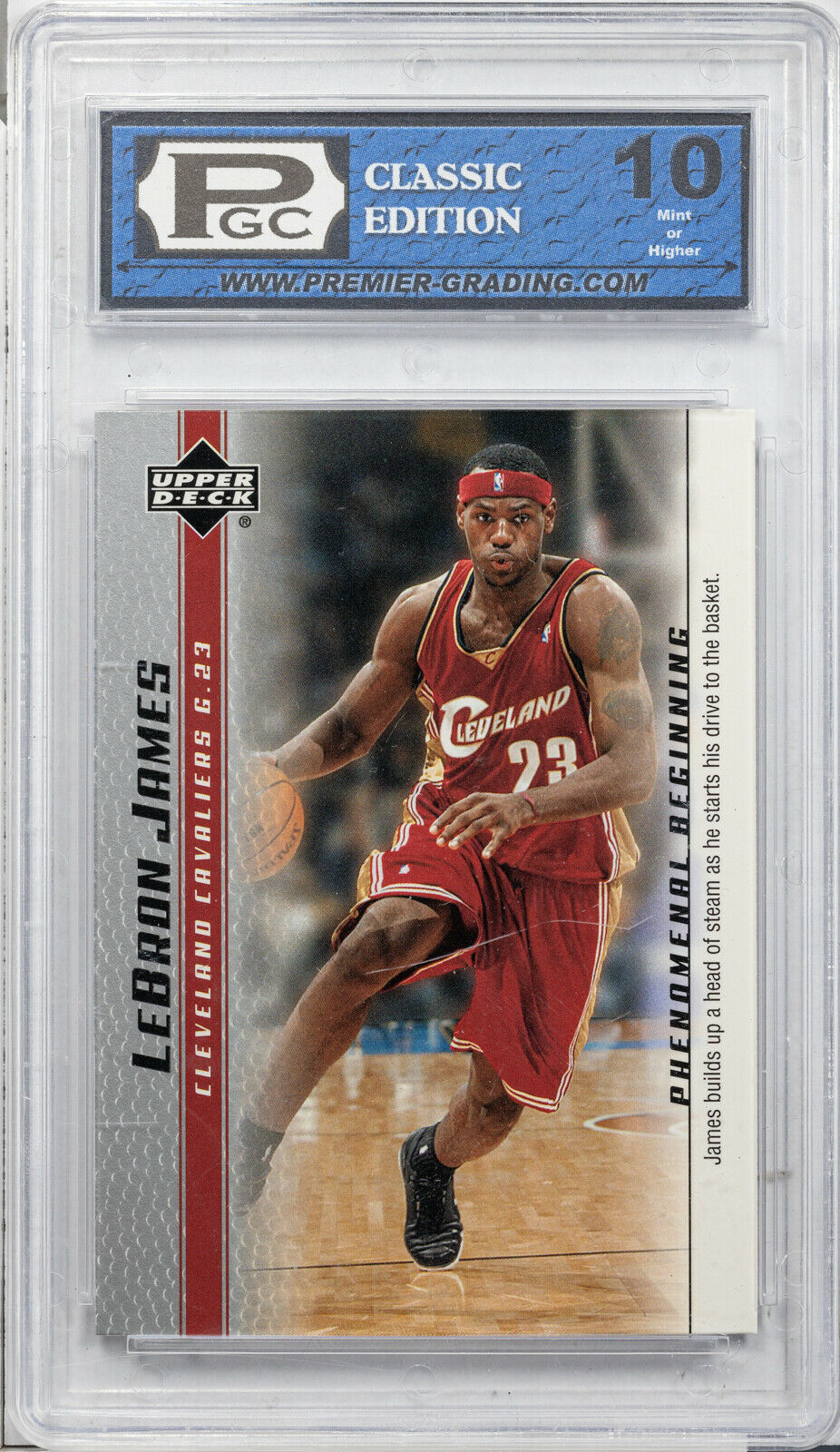 2004 UPPER DECK PHENOMENAL BEGINNING LEBRON