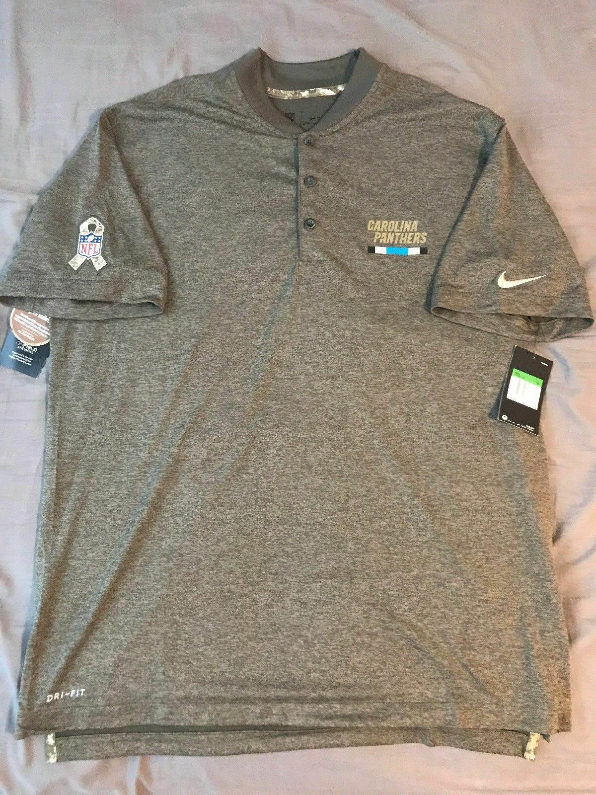 Carolina Panthers Salute to Service Shirt- NIke Adult Med & XL-NWT Retail  $90